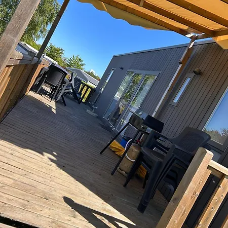 - 254 - Rare Vue Magnifique Mobilhome 6 Pers 3 2 Sdb Sur 5 Etoiles Houlgate