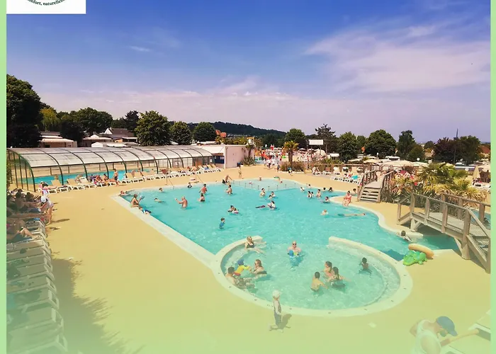 - 254 - Rare Vue Magnifique Mobilhome 6 Pers 3 2 Sdb Sur 5 Etoiles Кемпинг