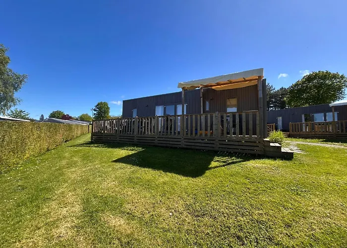 - 254 - Rare Vue Magnifique Mobilhome 6 Pers 3 2 Sdb Sur 5 Etoiles Ульгат